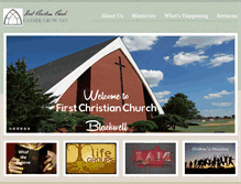 Tablet Screenshot of fccblackwell.com